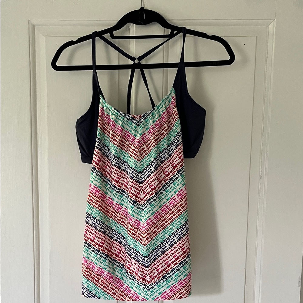 Athleta Multicolor Strappy Bikini Top